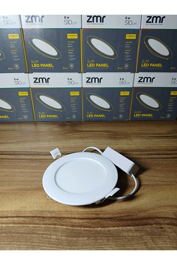 ekim aydınlatma 6w Slim Sıva Altı Yuvarlak Led Panel Spot Yüksek Lümen 4000K ILIK BEYAZ